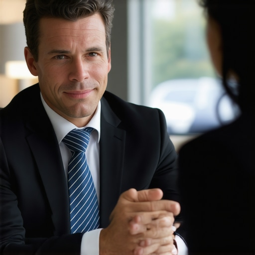 Lawyer advising client on quick divorce strategies