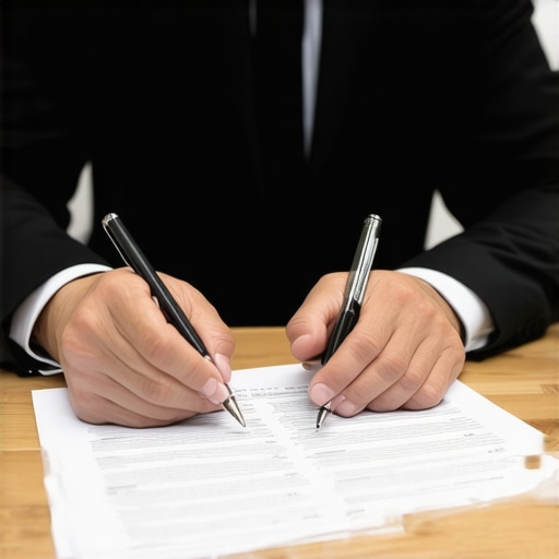 Lawyer advising client on divorce legal strategies in a professional office