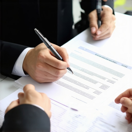 A lawyer explaining legal fees to a client