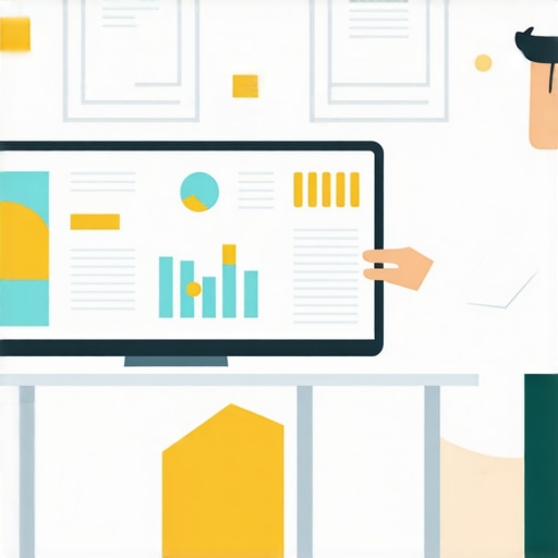 Person organizing digital documents and asset information on computer for divorce preparation